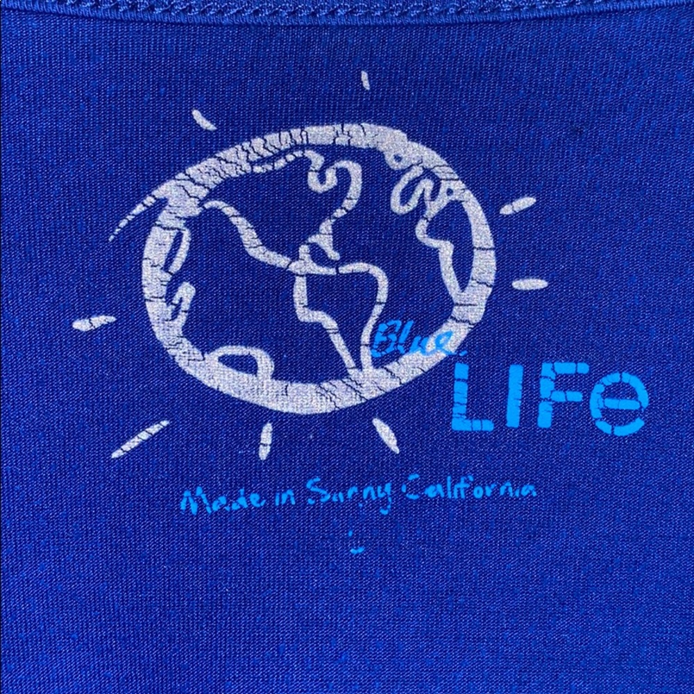 Blue Life Cutout Dress - Picture 5 of 5